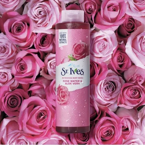 Sữa Tắm St.Ives 650ml – Cam Chanh, Yến Mạch, Muối Biển, Hoa Hồng – Dưỡng Ẩm, Dưỡng Da Body Wash