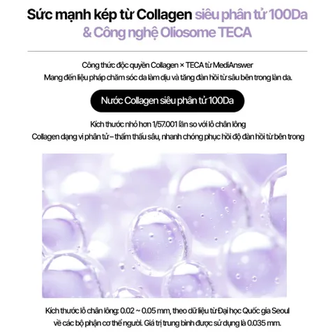 Mặt Nạ Dạng Thạch Collagen MediAnswer Nanoshot – Làm Dịu, Dưỡng Sáng & Se Khít Lỗ Chân Lông