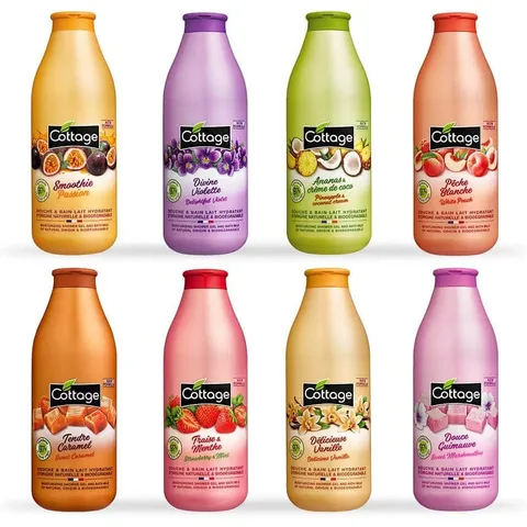 Sữa Tắm Cottage Shower Gel & Bath Milk 750ml – Dưỡng Ẩm, Làm Sạch Dịu Nhẹ, Mẫu Mới