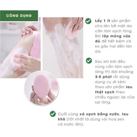 Kem Tẩy Lông Veet Nhật Bản 150g + Kèm Bông Mút -Làm Sạch Lông Nhanh Chóng, Dưỡng Da Mịn Màng 387928