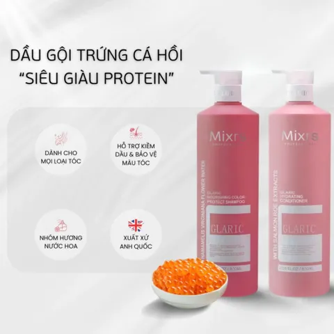 Dầu Gội Xả Mixrs Glaric 500ml-800ml – Giúp Tóc Suôn Mượt, Giảm Gàu, Giảm Gãy Rụng & Phục Hồi Hư Tổn 387936