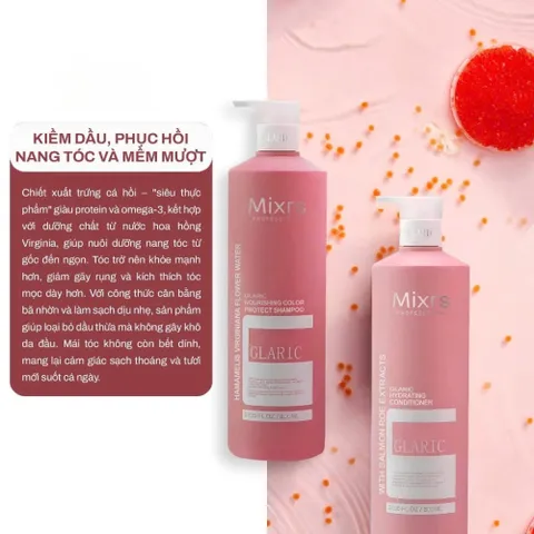 Dầu Gội Xả Mixrs Glaric 500ml-800ml – Giúp Tóc Suôn Mượt, Giảm Gàu, Giảm Gãy Rụng & Phục Hồi Hư Tổn 387936