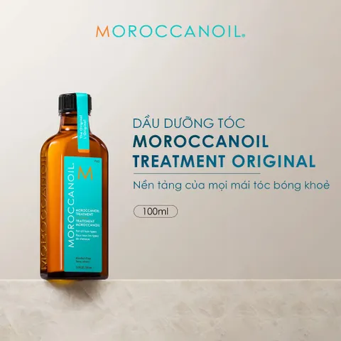 Dầu Dưỡng Tóc Moroccanoil Treat 100ml - Giảm Xơ Rối, Tăng Độ Bóng Khỏe, Dưỡng Ẩm Tự Nhiên cho Tóc Suôn Mượt