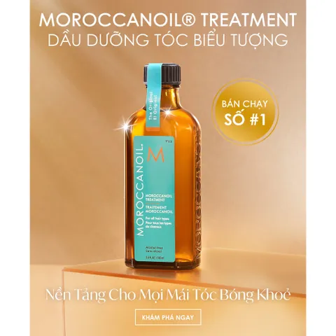 Dầu Dưỡng Tóc Moroccanoil Treat 100ml - Giảm Xơ Rối, Tăng Độ Bóng Khỏe, Dưỡng Ẩm Tự Nhiên cho Tóc Suôn Mượt