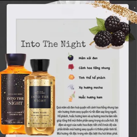 Sữa Tắm A Thousand Wishes & Into The Night Bath Body Works 295ml – Dưỡng Ẩm, Làm Sạch, Lưu Hương 387946