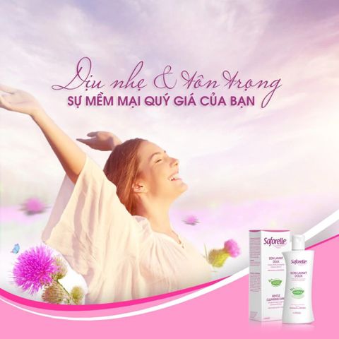 Dung Dịch Vệ Sinh Phụ Nữ Saforelle Gentle Cleansing Care – Giảm Ngứa, Dịu Nhẹ, Lành Tính - 250ml 387962