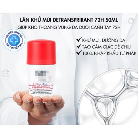 Lăn Khử Mùi Vichy Cho Da Nhạy Cảm 50ml - Khô Thoáng, Kiểm Soát Mồ Hôi 48-72H