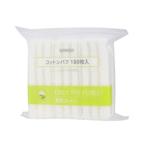 Bông Tẩy Trang Miniso Nhật Bản – Gói 180 Miếng Cotton 100% 387971