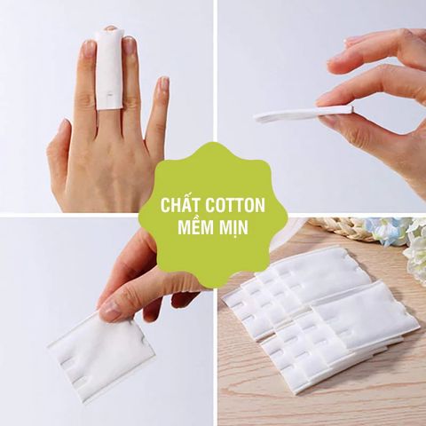 Bông Tẩy Trang Miniso Nhật Bản – Gói 180 Miếng Cotton 100% 387971