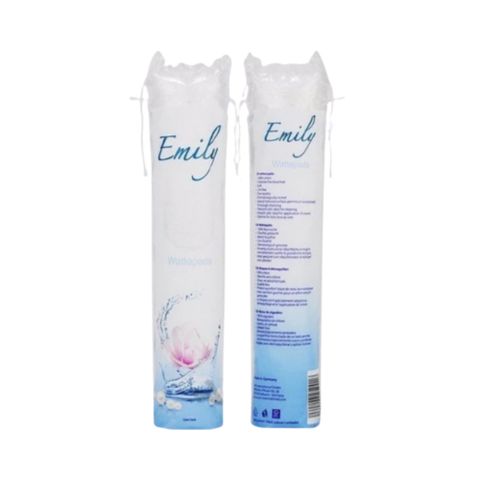 Bông Tẩy Trang Emily 100% Cotton Mềm Mịn Không Xơ Bông Tiện Dụng Cho Mọi Loại Da 120 Miếng