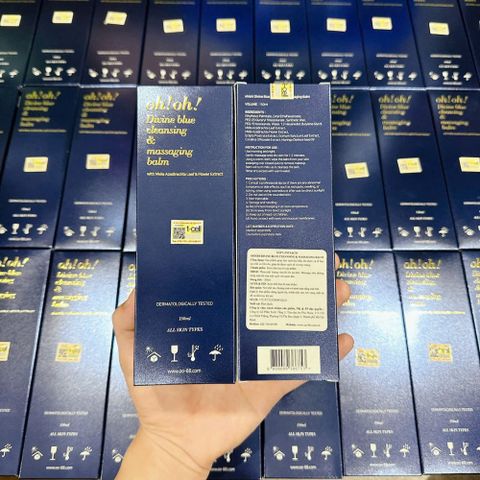 Sáp Tẩy Trang Oh Oh Divine Blue Cleansing, Massaging Balm 150ml – Làm Sạch Sâu, Thư Giãn Da Mỗi Ngày