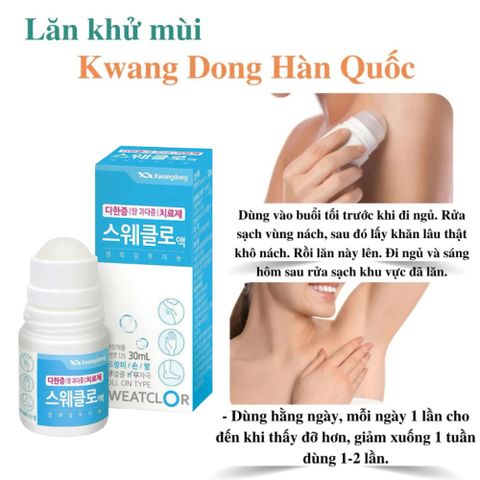 Lăn Khử Mùi Kwangdong Hàn Quốc 30ml – Khử Mùi, Ngừa Ố Vàng & Hỗ Trợ Giảm Thâm Vùng Nách 387985