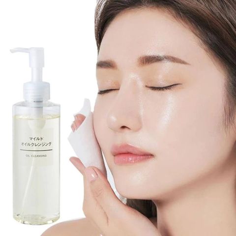 Dầu Tẩy Trang Muji Mild Cleansing Oil 200ml - Tẩy Trang Nhẹ Dịu Cho Da Nhạy Cảm, Làm Sạch Sâu, Nhũ Hóa Dễ Dàng