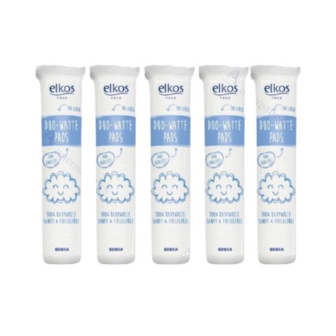 Bông Tẩy Trang Elkos – Gói 140 Miếng Cotton Mềm Mịn 388001