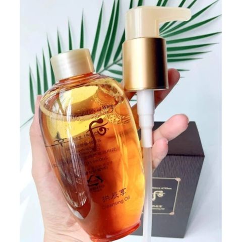 Dầu Tẩy Trang Whoo Gongjinhyang 200ml - Làm Sạch Sâu & Giữ Ẩm Cho Da Nhạy Cảm, Dưỡng Da Mềm Mại, Thảo Mộc Dịu Nhẹ