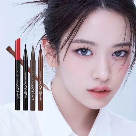 Bút Kẻ Mắt Nước Clio Superproof Pen Liner Kill Black/Brown 0.55ml - Chống Thấm Nước, Bền Màu Suốt Ngày Dài