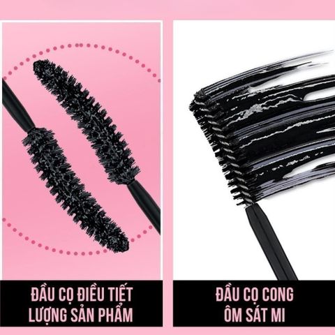 Chuốt Mi Mascara Hyper Curl Waterproof Thái Lan - Đen Tự Nhiên Không Lem Không Trôi, Duy Trì Độ Cong Suốt Ngày