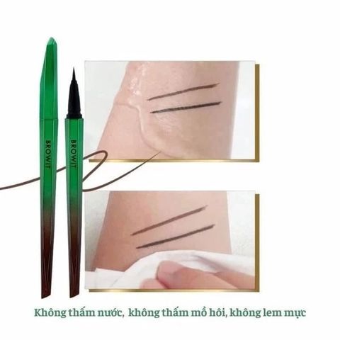 Bút Kẻ Mắt Nước Lâu Trôi Browit Aurora - Eyeliner Chống Nước, Dễ Sử Dụng, Cho Đường Kẻ Sắc Nét Tự Nhiên 15g
