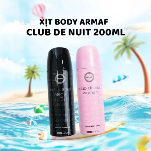 Xịt Thơm Toàn Thân Mùi Nước Hoa Armaf Club de Nuit 200ml – Hương Sang Trọng, Lưu Hương Lâu 388109