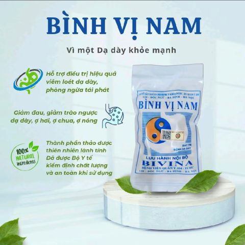 Bình Vị Nam Hỗ Trợ Tiêu Hóa - Viên Uống 100 Viên - Dùng Cho Người Lớn và Trẻ Em 6-12 Tuổi - Thông Tiêu Hóa Tốt Hơn
