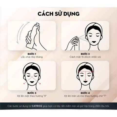 Xịt Khóa Nền Catrice Fixing Spray 50ml - Giữ Lớp Trang Điểm Lâu Trôi, Kiềm Dầu, Căng Bóng Cho Mọi Loại Da