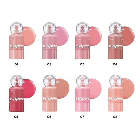 Phấn Má Hồng Dạng Kem Peripera Syrupy Tok Cheek - Tông Màu Tự Nhiên, Dễ Dàng Tán, Nhẹ Mặt - 9g Hàn Quốc