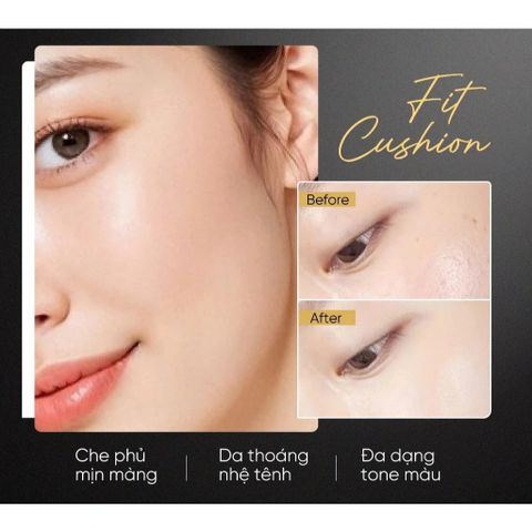 Phấn Nước KyungLab Eternal Fit SPF 50+ - Cushion Che Phủ Đỉnh Cao, Lớp Nền Mỏng Nhẹ Dành Cho Da Nhạy Cảm, Dưỡng Da Mượt Mà
