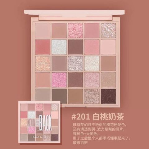 Bảng Phấn Mắt GoGo Tales 25 Ô - Màu Đa Dạng Nhũ Lì Bóng Kim Nội Địa Trung - Trang Điểm Cao Cấp Tiện Dụng