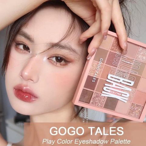 Bảng Phấn Mắt GoGo Tales 25 Ô - Màu Đa Dạng Nhũ Lì Bóng Kim Nội Địa Trung - Trang Điểm Cao Cấp Tiện Dụng