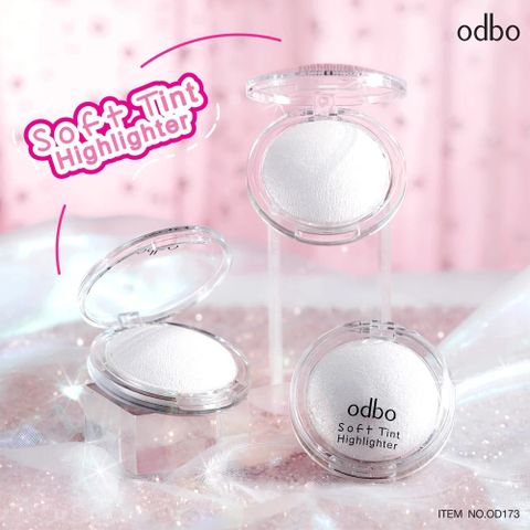 Phấn Bắt Sáng Odbo Soft Tint Highlighter 4g - Hạt Phấn Mịn, Bám Màu Lâu, Tạo Hiệu Ứng Glow Tự Nhiên Cho Làn Da Rạng Rỡ