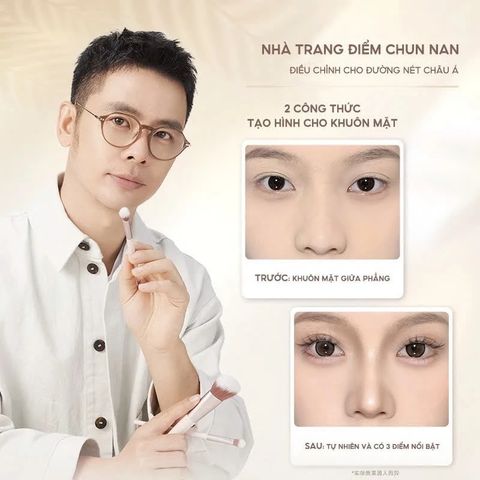 Bảng Phấn Highlight & Tạo Khối 4 Ô Judydoll - Chống Nước, Lâu Trôi, Mịn Nhẹ, Trang Điểm Chuyên Nghiệp, Dễ Sử Dụng cho Da Châu Á