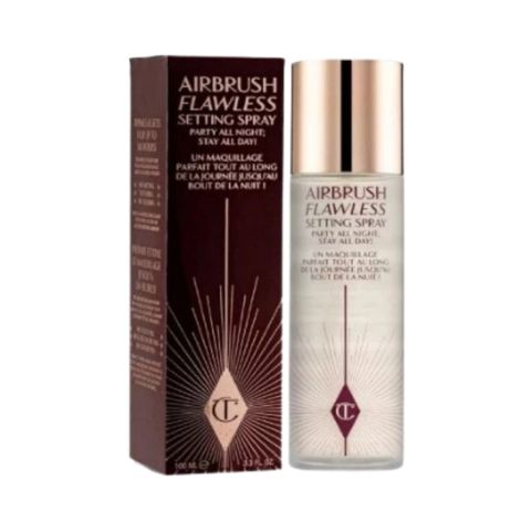 Xịt Khóa Nền Charlotte Tilbury Airbrush Flawless Setting Spray 100ml – Giữ Lớp Trang Điểm Lâu Lâu, Mịn Mượt, Không Chảy, Không Nhăn