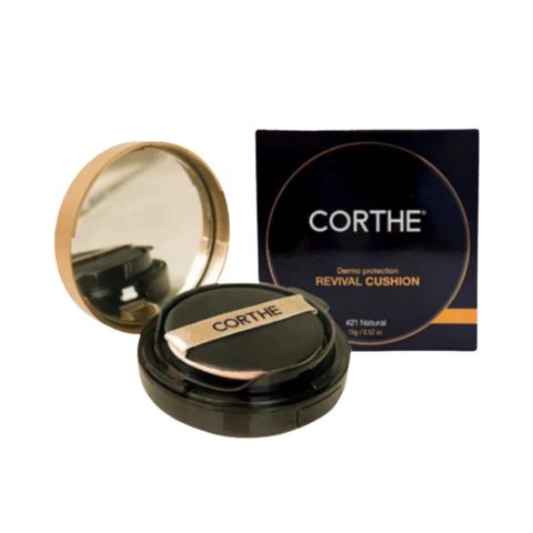 Phấn Nước Corthe Dermo Protection Revival Cushion Tone 21 Natural SPF50+ PA+++ - Che Phủ Mịn Lâu Trôi, Bảo Vệ Da Tự Nhiên