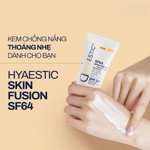 Kem Chống Nắng Hyaestic Skin Fusion SPF50+ - Bảo Vệ Da Toàn Diện, Ngăn Ngừa Lão Hóa, Phù Hợp Mọi Loại Da, Mỹ phẩm Chăm Sóc Da