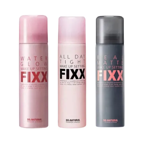 Xịt Khóa Nền So’Natural Make Up Setting Fixx - Giữ Lớp Trang Điểm Lâu Trôi, Da Căng Bóng Mịn Tự Nhiên, Dưỡng Ẩm Da