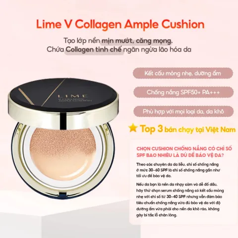 Phấn Nước Cushion Lime Hàn Quốc – Da Đẹp Lên Tông, Mịn Màng Cả Ngày 388165