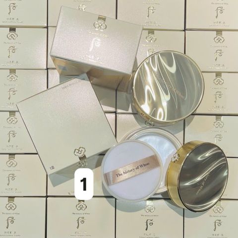 Phấn Phủ Bột WHOO Gongjinhyang Mi Luxury 28g - Kiềm Dầu, Che Phủ Mịn Da, Dưỡng Da Đổng Y, Tạo Hiệu Ứng Căng Mịn, Phù Hợp Mọi Loại Da