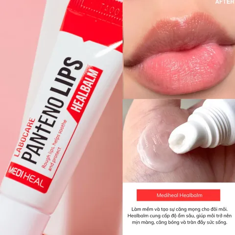 Son Dưỡng Môi Medi Labocare Panteno 10ml - Giảm Thâm, Dưỡng Ẩm, Bảo Vệ Môi Khô, Màu Hồng Phớt & Không Màu