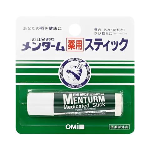 Son Dưỡng Môi Omi Menturm Nhật Bản – Chống Khô Nứt Nẻ, Dưỡng Ẩm, Mềm Môi