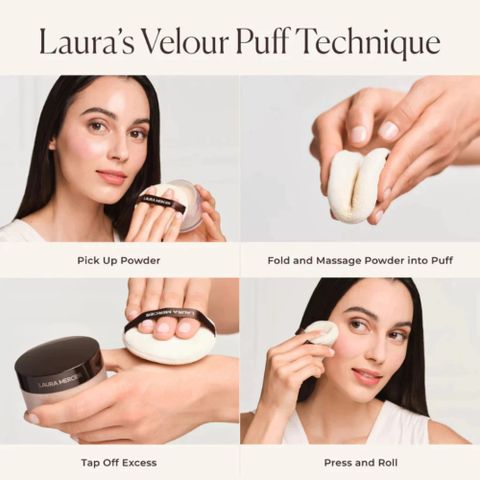 Phấn Phủ Không Màu Dạng Bột Laura Mercier 29g - Kiềm Dầu, Giữ Lớp Nền Tự Nhiên, Không Gây Mụn, Phù Hợp Mọi Loại Da
