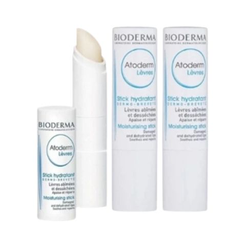 Son Dưỡng Môi Bioderma Atoderm Levres Stick - Giải Pháp Dưỡng Mềm và Phục Hồi Môi Khô Nứt Nẻ, Dành Cho Người Lớn và Trẻ Nhỏ