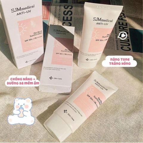 Kem Chống Nắng SJM Medical SPF50++++ - Bảo Vệ Da Mềm Mịn, Chống Nắng Vượt Trội 50ml, Phù Hợp Mọi Loại Da