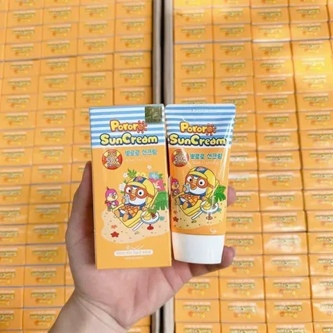 Kem Chống Nắng Trẻ Em Pororo Sun Cream SPF50+ PA+++ – 50ml - Hỗ Trợ Giữ Ẩm Và Làm Dịu Làn Da bé