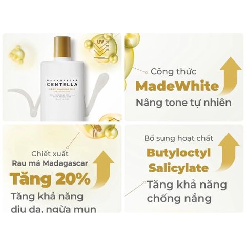Kem Chống Nắng Skin1004 Madagascar Centella Air-Fit SPF50+ PA++++ - Kiềm dầu, Dưỡng ẩm, Che khuyết điểm cho da nhạy cảm 50ml