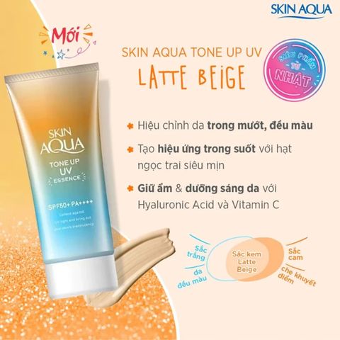 Kem Chống Nắng Nâng Tone Sunplay Skin Aqua Lavender SPF50+ PA++++ 50g - Giúp làm sáng da và bảo vệ tối ưu cho da nhạy cảm