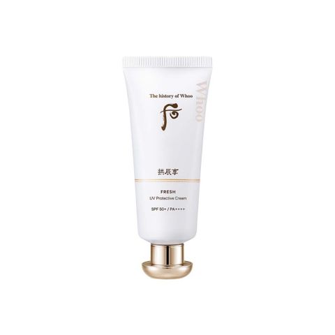 Kem Chống Nắng Whoo Gongjinhyang Fresh UV Protective SPF50+/PA++++ 60ml – Dưỡng Ẩm Cho Da Nhạy Cảm