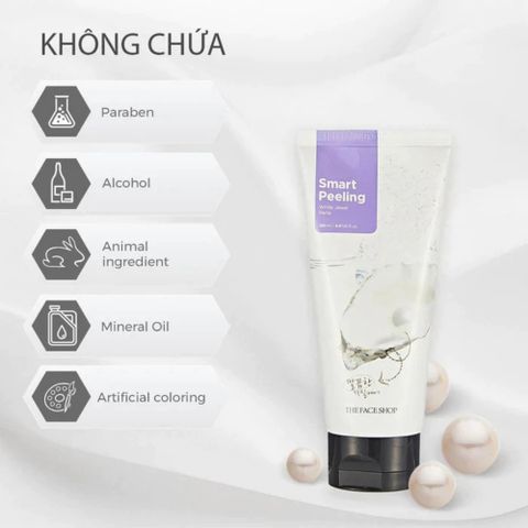 Tẩy Tế Bào Da Chết Ngọc Trai The Face Shop 120ml - Sạch Sâu, Làm Sáng Da, Không Kích Ứng, Phù Hợp Da Nhạy Cảm