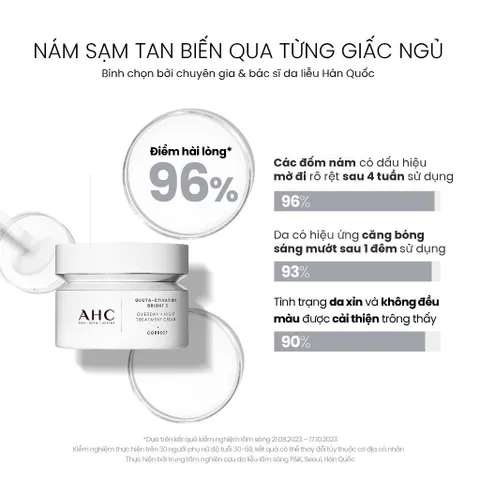 Kem Dưỡng Kiêm Mặt Nạ Ngủ AHC 50ml - Nâng Cơ Săn Chắc Da & Sáng Da Mờ Nám 388314