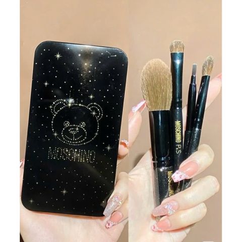 Bộ Cọ Trang Điểm Đa Năng Cao Cấp - Thiết Kế Sang Trọng, Lông Mềm Mịn, Phù Hợp Makeup Chuyên Nghiệp và Cá Nhân, Hộp Đựng Thiếc Tiện Dụng