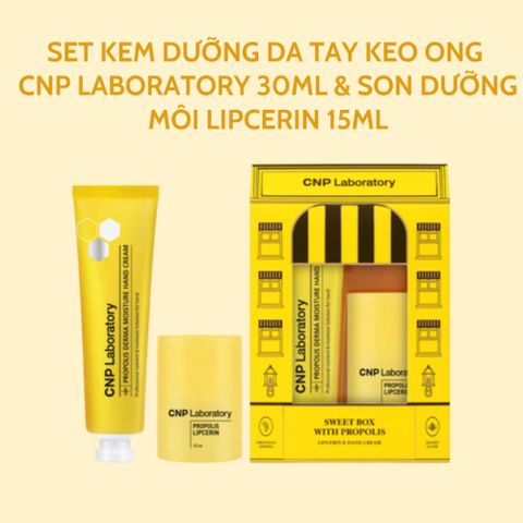 Bộ Đôi Dưỡng Da Tay & Môi CNP Propolis – Giải Pháp Cấp Ẩm & Phục Hồi Toàn Diện 388360